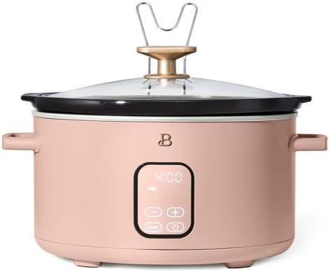 Beautifull 6 Qt Programmable Slow Cooker, Rose by Drew Barrymore