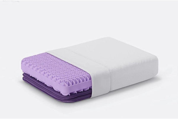 Purple Pillow - The Most Supportive Pillow Science Can Dream Up, Adjustable Boosters for Personalized Height, Made with GelFlex Grid, Ergonomic Support, Standard Size