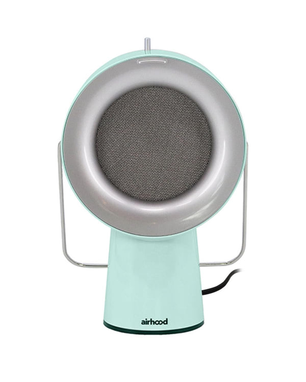 AirHood Wired Range Hood | Portable Kitchen Exhaust Fan with 5 Activated Charcoal Air Filter & Stainless-steel Oil Filter | Easy to Clean - Ideal for Indoor Cooktop Use (Mint Green)