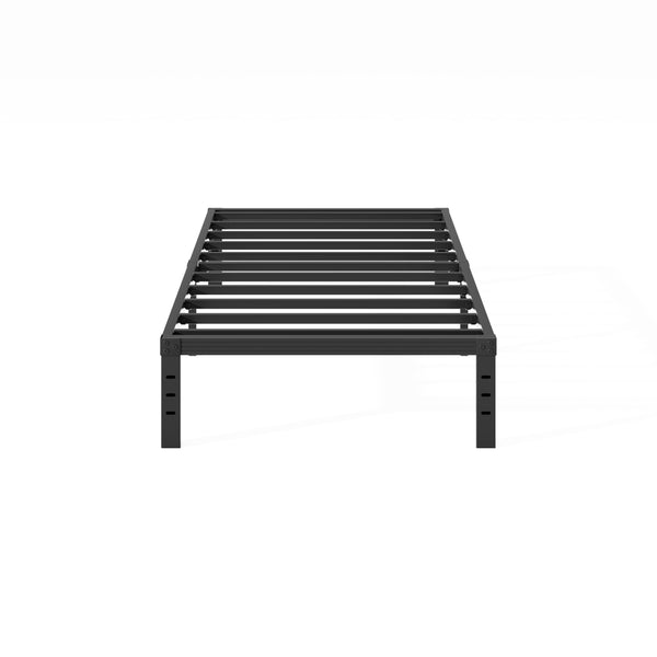 14 Inch Bed Frames Twin Size 3500 lbs Heavy Duty Platform with Sturdy Metal Slats, No Box Spring Needed, Easy Assembly, Under Bed Storage, Noise-Free, Non-Slip