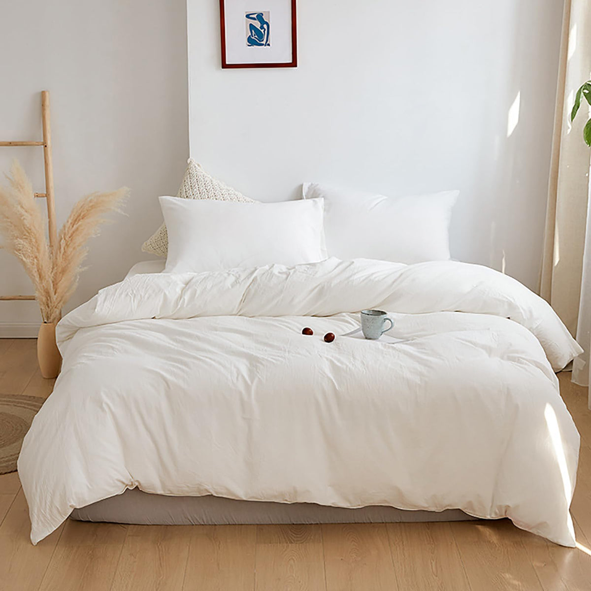 Cottonight Pumpkin Comforter Queen Rust Caramel Bedding Comforter Set Women Men Terracotta Blanket Quilts Soft Breathable Solid Burnt Orange Comforter Set Reddish Brown Bedding Set