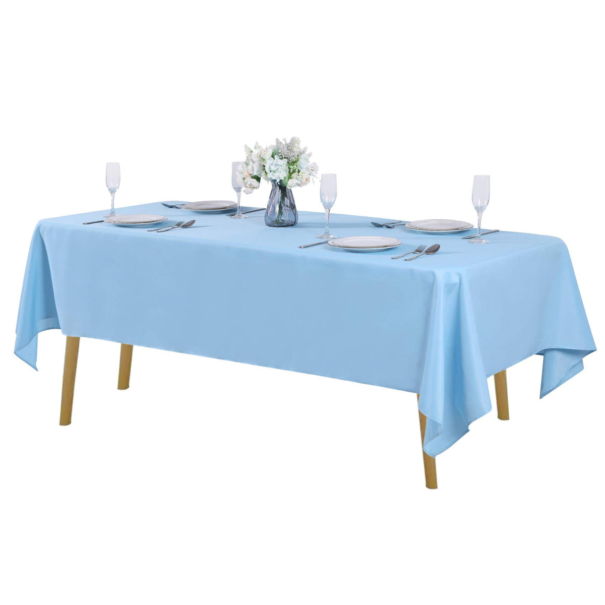 Cupuamon 70 inch Round Tablecloth Washable Polyester Table Cloth Decorative Table Cover for Wedding Party Dining Banquet（70 inch,Purple）