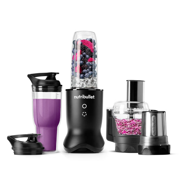Nutribullet® Ultra Plus+ 3-1 Compact Kitchen System, 1200W Kitchen System with Blender, Food Processor and Coffee & Spice Grinder, 32oz & 24oz Mixing Cups