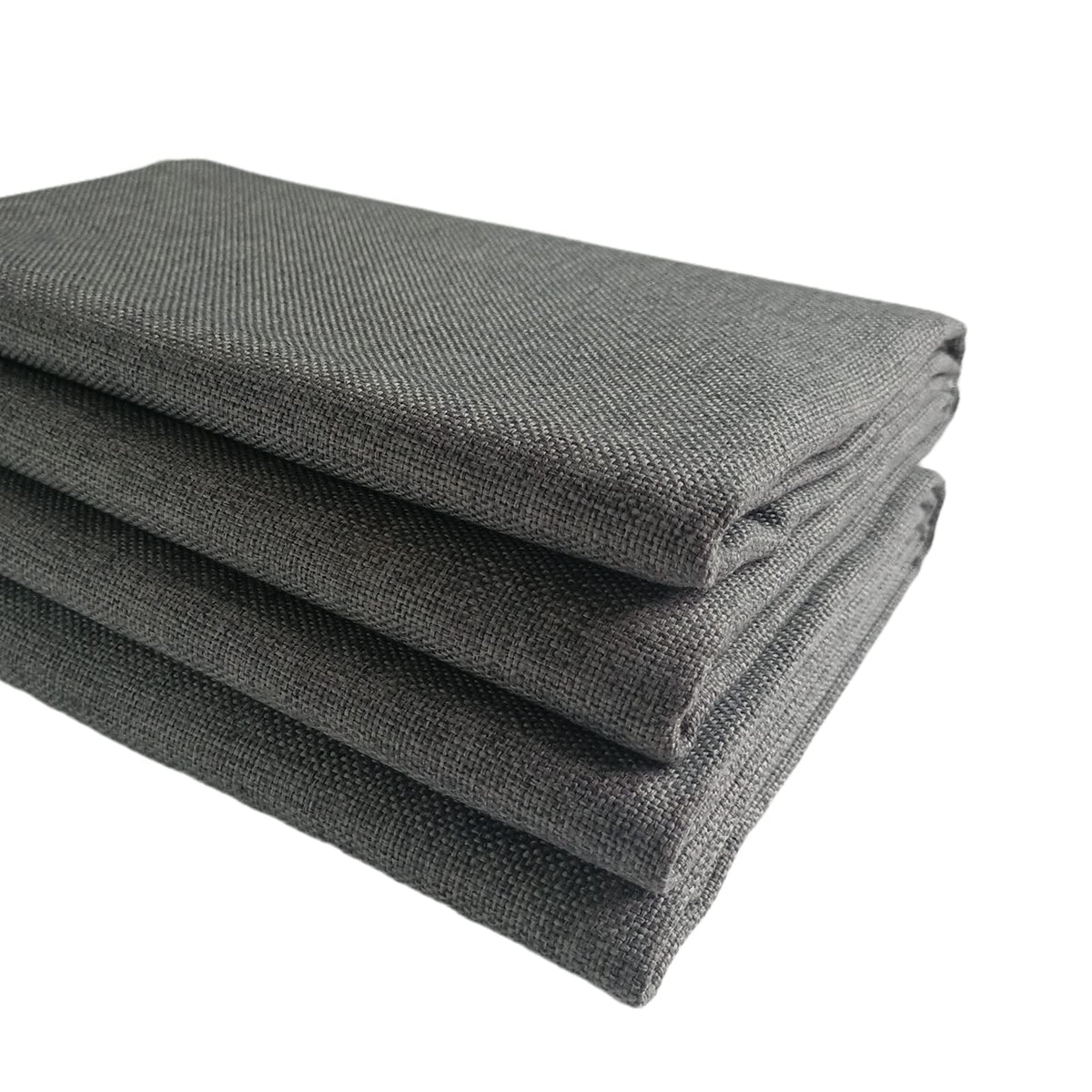 TinaKim Upholstery Fabric, Bamboo Faux Linen Mateiral, for Sofa Couch Chair Cover Sewing Repair (Blue 11, 3 Yards (57x 108 inch))
