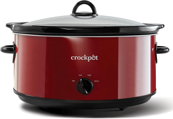 Crock-pot SCV800-R Express Slow Cooker, 8 Quart, Red