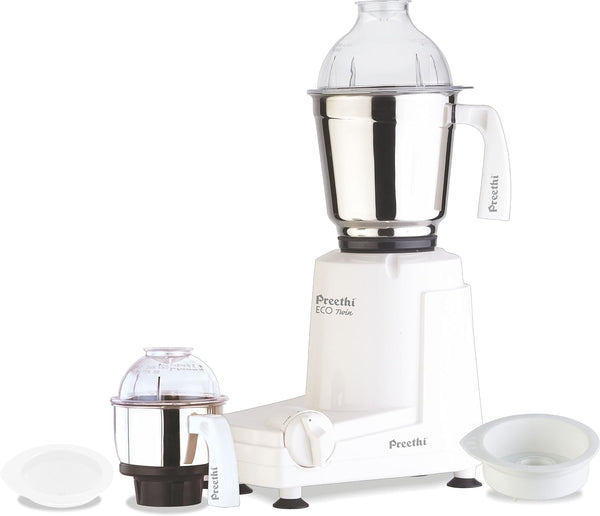 Preethi Eco Twin 2-Jar Mixer Grinder, 110-volt
