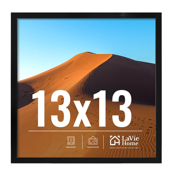 LaVie Home 36x48 Picture Frame for Wall Display, 36x48 Black Picture Frame with HD Plexiglas, 36 x 48 Photo Frame 1 Pack, Display Frame for Vertical or Horizontal, Classic Collection