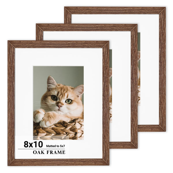Natural oak picture frame set, 16 x 20