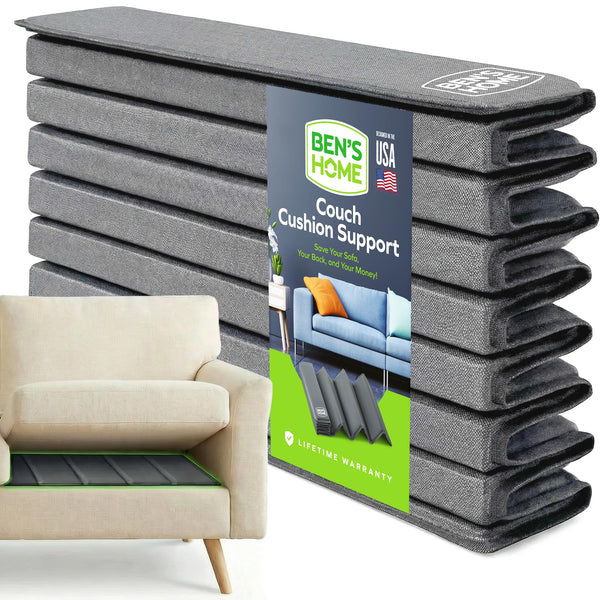 BEN'SHOME® Heavy Duty Extra Deep Couch Cushion Support Board for 3-Seat Sofas - Fix Sagging Cushions Instantly | 0.5" Thick Solid Wood, 400 LBS | Fits 58-67" x 25" | Anti-Slip, Lifetime Replacement