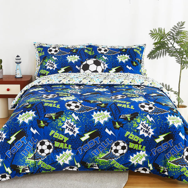 Mooreeke Kids Twin Comforter Sets for Boys 6 Pieces Yellow Excavator Bedding Set for Teens Microfiber Kids Bed in A Bag with Comforter, Sheet Set, Shams and Decorative Toy Pillow All Season
