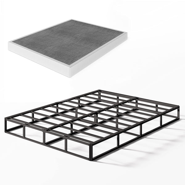 7 Inch Twin Box Spring, Metal High Profile Spring, Heavy Duty Mattress Foundation, Easy Clean Cover, Quiet, Non-Slip, Simple Assembly